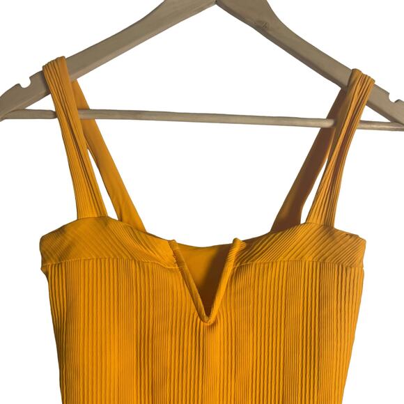 L*Space Pointelle Rib Cha Cha One Piece Orange Swimsuit Size 8 - Picture 4 of 8